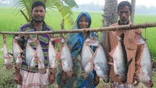 Village Style Pangasius Fish Gravy Recipe  Delicious Cooking PANGAS MACHER JHOL For Orphan Kids [upl. by Hartzke630]