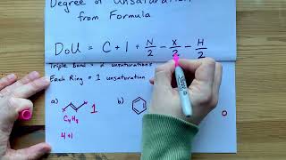 Degree of Unsaturation from Molecular Structure [upl. by Haleeuqa]