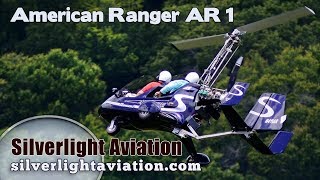 American Ranger 1 AR1 Gyroplane Silverlight Aviation DL17 [upl. by Paehpos]