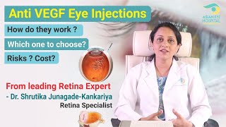 AntiVEGF Eye Injections  Why  For which patients  Cost  Risks   Dr Shrutika Kankariya [upl. by Flight]