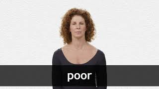 How to pronounce POOR in American English [upl. by Bethesde]