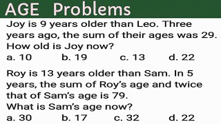 AGE Problems How old are they now [upl. by Jami]