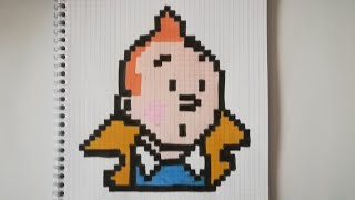 Pixel Art Tintin [upl. by Chrystal]