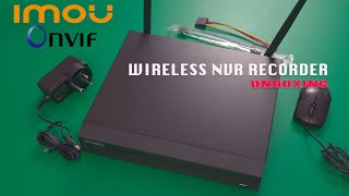 Wireless NVR Recorder Onvif WIFI Cameras support Imou NVR1104HSWS2 WiFi NVR Unboxing  Part 1 [upl. by Linis]