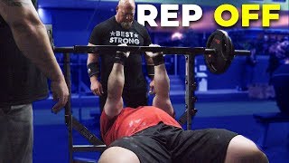 BENCH PRESS REP COMPETITION WITH EDDIE HALL ROBERT OBERST amp NICK BEST [upl. by Eiffe]