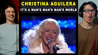 Week 103 Christina Live Week 1  Its A Mans Mans Mans World Live At Grammy Awards [upl. by Marris]