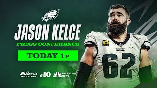 Jason Kelce Eagles press conference  Today at 1pm [upl. by Porta750]