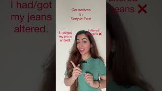 How to use Causatives in the Past Quick and Easy causative learnenglish dailyenglish [upl. by Tirrej]