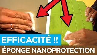 Démo ÉPONGE NANO MAGIQUE  NETTOIE TOUT SANS EFFORT [upl. by Theressa]