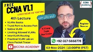 Lecture 4  VLAN Basics  FREE CCNA 200301  Module 1  Day 4 [upl. by Anauqaj664]