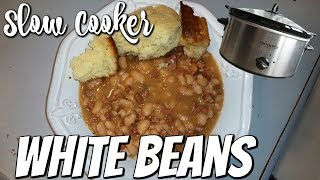 SLOW COOKER WHITE BEANSFOODIE FRIDAYS [upl. by Lordan222]