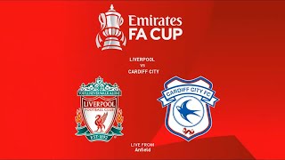 Liverpool vs Cardiff City  Anfield  202122 FA Cup  PES 2021 [upl. by Euqenimod214]