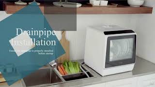 🍽️💧 NOVETE Dishwasher Revolutionize Your Kitchen timesaver [upl. by Horton511]