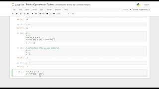 Data Science with Python Understanding Math Operators [upl. by Cecilius891]