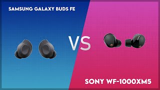 Samsung Galaxy Buds FE vs Sony WF1000XM5 Comparison [upl. by Arrim]