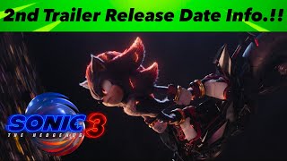 NEW 2nd Trailer RELEASE DATE Info For Sonic Movie 3 Have Surfaced [upl. by Chrissy]