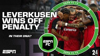 IN THEIR DNA 🗣️ REACTION to Bayer Leverkusens lategame goal to beat Borussia Mgladbach  ESPN FC [upl. by Ahsuatal]