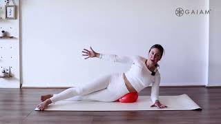 Gaiam Pilates Core Ball Workout [upl. by Nefen]