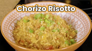 This EASY Spicy Chorizo Risotto is Mouthwatering [upl. by Materse]