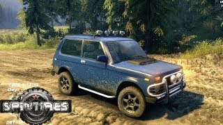 Spin Tires 2013 Demo  Lada Niva Test Drive [upl. by Yentiw829]