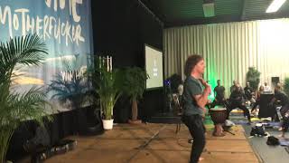 Tim van der Vliet Doing A 45 Minute Horse Stance On Stage With 500 People [upl. by Nuahsar742]