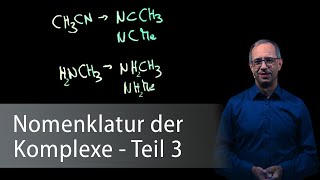 Nomenklatur der Komplexe Teil 3  Anorganische Chemie [upl. by Hpeosj]