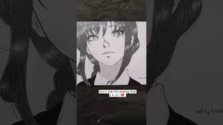 Drawing Makima 🖤🤍 shorts chainsawman art anime [upl. by Enimassej163]