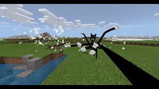 Siren Head Cartoon Cat AddonMod update Minecraft PEBE [upl. by Eleik]