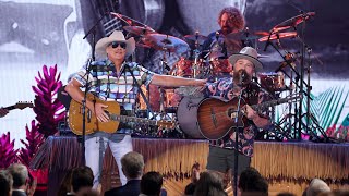 Jimmy Buffett Tribute by Kenny Chesney Mac McAnally Zac Brown Band amp Alan Jackson  CMA Awards [upl. by Nylsirk844]