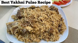 Best Lamb Yakhni Pulao Recipe  Eid Special Yakhni Pulao Recipe  یخنی پلاؤ بنا نے کا طریقہ [upl. by Bergeman]