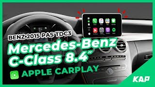 MercedesBENZ CClass 84inch Apple CarPlay 20162018 W205 [upl. by Lelah432]