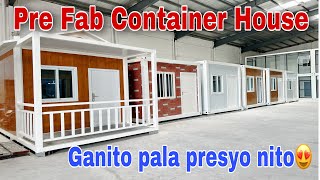 Prefab container house na pwedeng gamitin as Tiny house  Rest house  Apartment office at shop [upl. by Ryder]