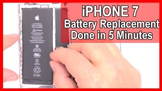 How To Replace the Battery in your iPhone 7 in 5 Minutes [upl. by Nylhtac55]