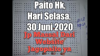 PREDIKSI TOGEL HONGKONG  PAITO HARI INI 3062020 JITU [upl. by Drahnreb]