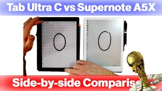 Boox Tab Ultra C vs Supernote A5X Side by Side Comparison E Ink Tablet WC SF1 [upl. by Whitcher]