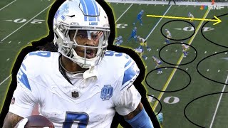 Film Study Jameson Williams was GREAT for the Detroit Lions Vs the Los Angeles Rams [upl. by Fernandes81]