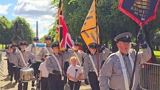 Abbey Star Flute Band Kilwinning  Camlachie Loyal Star 20th AnniversaryLarkhall Somme Association [upl. by Drauode323]