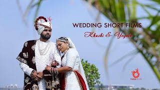 Khushi amp Yogesh  WEDDING SHORT FILMS HAPPY STUDIO PORBANDA [upl. by Adnileb]