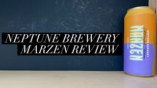 Neptune Märzen Review  Neptune Brewery Oktoberfest Edition  British Lager Review [upl. by Patty491]