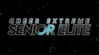 Cheer Extreme Senior Elite 202324 [upl. by Airdnoed]