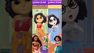 Moana vs Encanto and My Talking Angela mytalkingangela2 moana encanto [upl. by Evelunn]