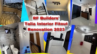 RF Builders  Talia 5225sqm Interior Fitout Renovation Idesia Dasmariñas [upl. by Ainer]