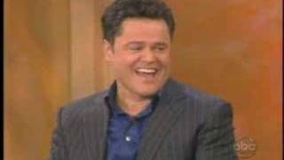 Donny Osmond on the View [upl. by Parthen349]