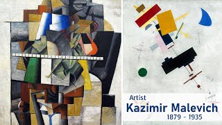 Artist Kazimir Malevich 1879  1935  Suprematism Painter  WAA [upl. by Mcfadden]