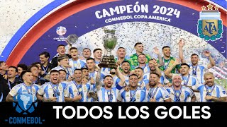 Todos los goles de la Selección Argentina en el 2024 [upl. by Michelsen115]