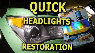 ACURA MDX DIY RESTORING HEADLIGHTS IN 15 MINUTES [upl. by Clyve]