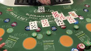 1200 LIVE Blackjack session in Vegas [upl. by Ardekal350]