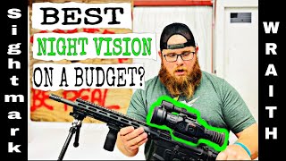 BEST NIGHT VISION SCOPE ON A BUDGETsightmark wraith 432x50400 yd shot [upl. by Areit146]