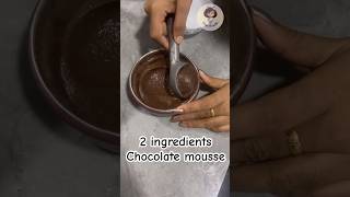 2 ingredients chocolate mousse🍫Apple chocolate mousse🥰chocolate mousse recipe in tamil shorts😱🥵 [upl. by Yecaj]