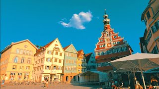 Walking the streets of Esslingen  Germany [upl. by Ehr]